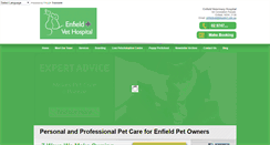 Desktop Screenshot of enfieldvethospital.com.au
